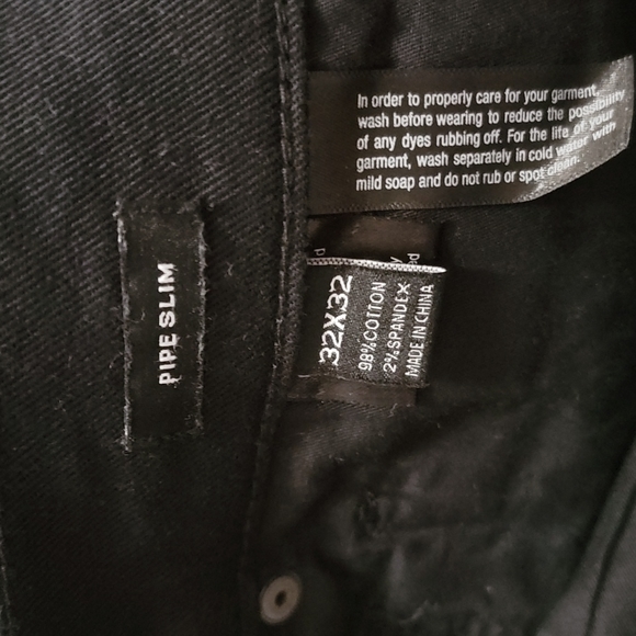 Joseph Abboud Black Slim Fit Jeans - Picture 8 of 13
